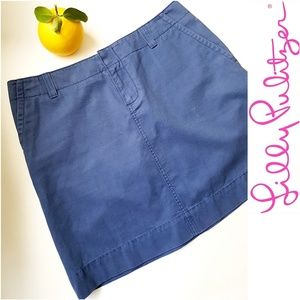 Lilly Pulitzer Navy Blue Emma Skirt